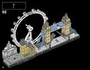 Istruzioni per la Costruzione - LEGO - Architecture - 21034 - Londra: Page 98