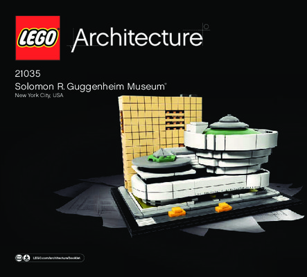 Istruzioni per la Costruzione - LEGO - Architecture - 21035 - Museo Solomon R Guggenheim®: Page 1