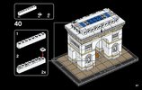 Istruzioni per la Costruzione - LEGO - Architecture - 21036 - Arco di Trionfo: Page 67