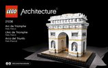 Istruzioni per la Costruzione - LEGO - Architecture - 21036 - Arco di Trionfo: Page 1