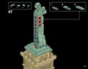 Istruzioni per la Costruzione - LEGO - 21042 - Statue of Liberty: Page 117