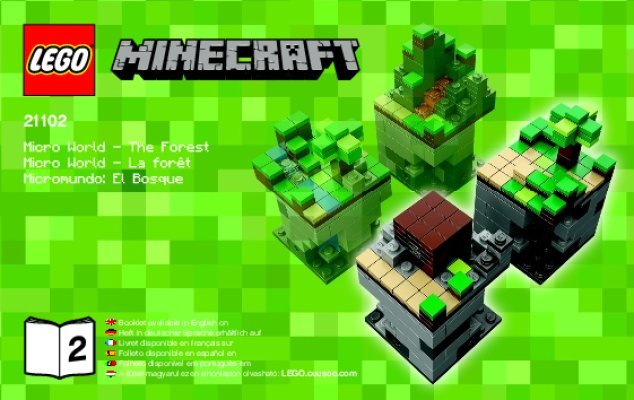 Istruzioni per la Costruzione - LEGO - 21102 - Minecraft: Page 1