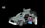 Istruzioni per la Costruzione - LEGO - Ideas - 21103 - Macchina del tempo DeLorean: Page 91