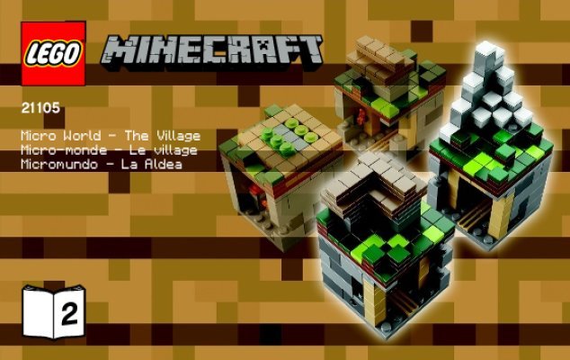 Istruzioni per la Costruzione - LEGO - Minecraft - 21105 - Micro World – Il villaggio: Page 1