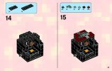 Istruzioni per la Costruzione - LEGO - Minecraft - 21106 - Micro World – Gli inferi: Page 17