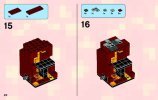 Istruzioni per la Costruzione - LEGO - Minecraft - 21106 - Micro World – Gli inferi: Page 20