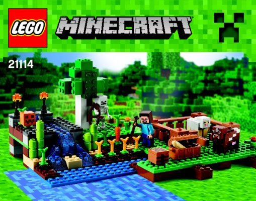 Istruzioni per la Costruzione - LEGO - Minecraft - 21114 - La Fattoria: Page 1