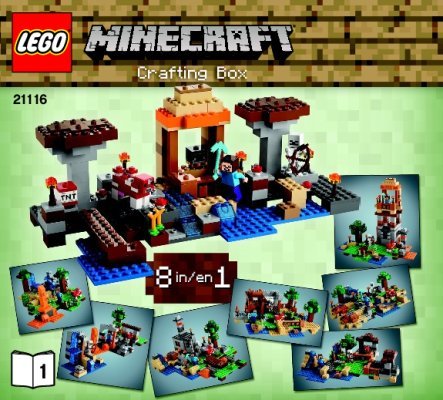 Istruzioni per la Costruzione - LEGO - Minecraft - 21116 - Crafting Box: Page 1