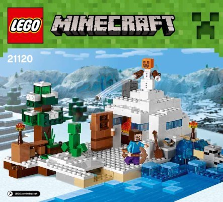 Istruzioni per la Costruzione - LEGO - Minecraft - 21120 - Nascondiglio nella neve: Page 1