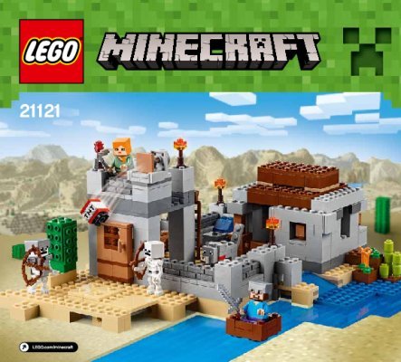 Istruzioni per la Costruzione - LEGO - Minecraft - 21121 - L'avamposto nel deserto: Page 1