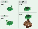 Istruzioni per la Costruzione - LEGO - Minecraft - 21125 - La casetta sull'albero della giungla: Page 32