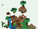 Istruzioni per la Costruzione - LEGO - Minecraft - 21125 - La casetta sull'albero della giungla: Page 3