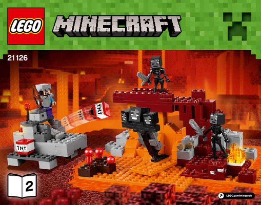 Istruzioni per la Costruzione - LEGO - Minecraft - 21126 - Lo Scherbero: Page 1