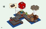 Istruzioni per la Costruzione - LEGO - Minecraft - 21129 - L'isola dei funghi: Page 60