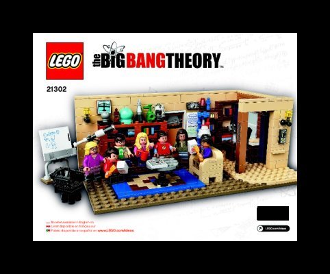 Istruzioni per la Costruzione - LEGO - Ideas - 21302 - The Big Bang Theory: Page 1