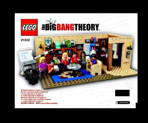 Istruzioni per la Costruzione - LEGO - Ideas - 21302 - The Big Bang Theory: Page 1