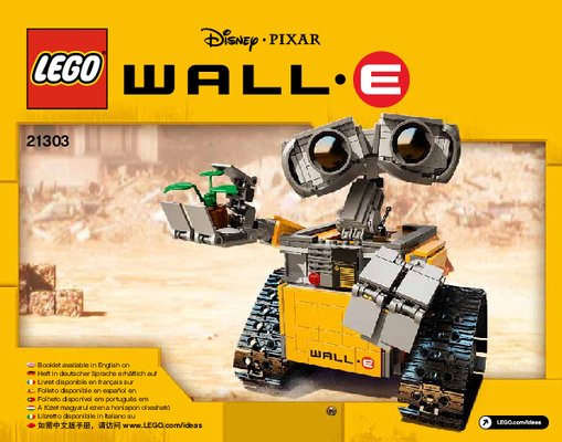 Istruzioni per la Costruzione - LEGO - Ideas - 21303 - WALL•E: Page 1