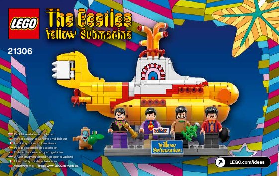 Istruzioni per la Costruzione - LEGO - Ideas - 21306 - Yellow Submarine: Page 1