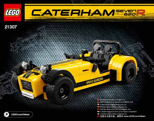 Istruzioni per la Costruzione - LEGO - Ideas - 21307 - Caterham Seven 620R: Page 1