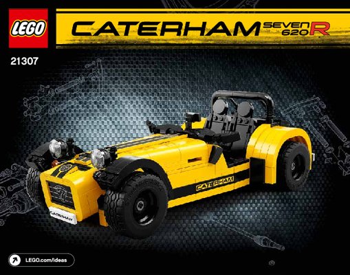 Istruzioni per la Costruzione - LEGO - Ideas - 21307 - Caterham Seven 620R: Page 1