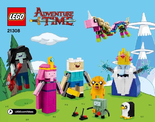 Istruzioni per la Costruzione - LEGO - Ideas - 21308 - Adventure Time™: Page 1