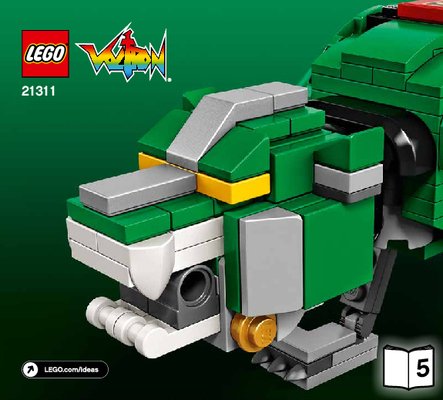 Istruzioni per la Costruzione - LEGO - 21311 - Voltron: Page 1