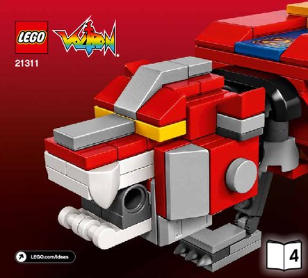 Istruzioni per la Costruzione - LEGO - 21311 - Voltron: Page 1