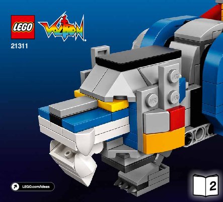 Istruzioni per la Costruzione - LEGO - 21311 - Voltron: Page 1