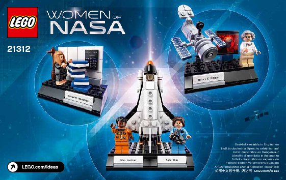 Istruzioni per la Costruzione - LEGO - Ideas - 21312 - Le donne della NASA: Page 1