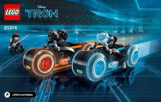 Istruzioni per la Costruzione - LEGO - 21314 - TRON: Legacy: Page 1