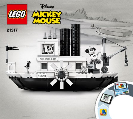 Istruzioni per la Costruzione - LEGO - 21317 - Steamboat Willie: Page 1