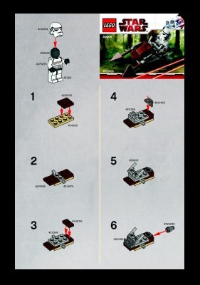 Istruzioni per la Costruzione - LEGO - 30005 - Imperial Speeder Bike TM: Page 1