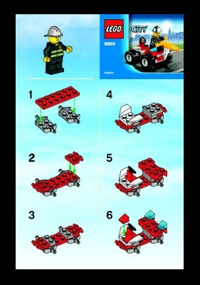 Istruzioni per la Costruzione - LEGO - 30010 - Fire Chief: Page 1