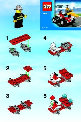 Istruzioni per la Costruzione - LEGO - 30010 - Fire Chief: Page 1