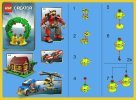 Istruzioni per la Costruzione - LEGO - 30028 - Wreath: Page 1