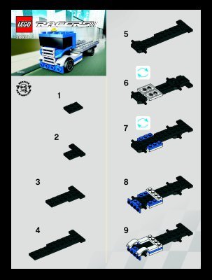 Istruzioni per la Costruzione - LEGO - 30033 - Truck: Page 1