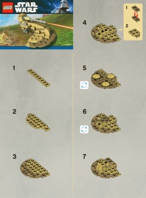 Istruzioni per la Costruzione - LEGO - 30052 - AAT: Page 1