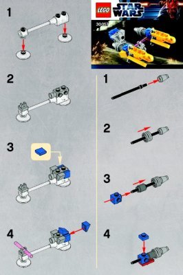 Istruzioni per la Costruzione - LEGO - 30057 - Anakins POD: Page 1