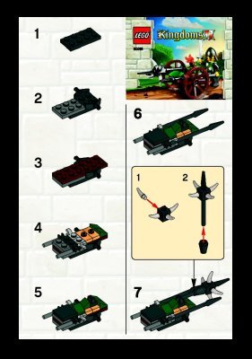 Istruzioni per la Costruzione - LEGO - 30061 - Attack wagon: Page 1