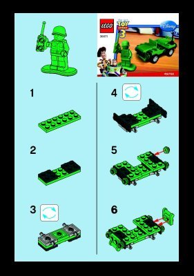 Istruzioni per la Costruzione - LEGO - 30071 - Army Jeep: Page 1