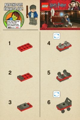 Istruzioni per la Costruzione - LEGO - 30110 - Trolley: Page 1