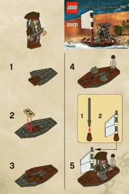 Istruzioni per la Costruzione - LEGO - 30131 - Jacks Boat: Page 1