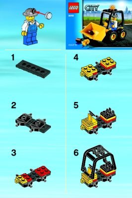 Istruzioni per la Costruzione - LEGO - 30151 - Mining Dozer: Page 1