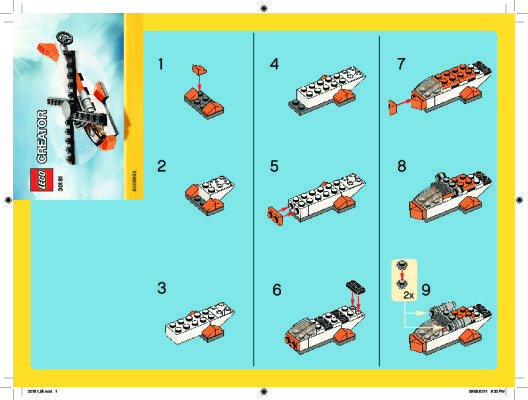 Istruzioni per la Costruzione - LEGO - 30181 - Helicopter: Page 1