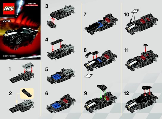 Istruzioni per la Costruzione - LEGO - 30195 - FXX: Page 1