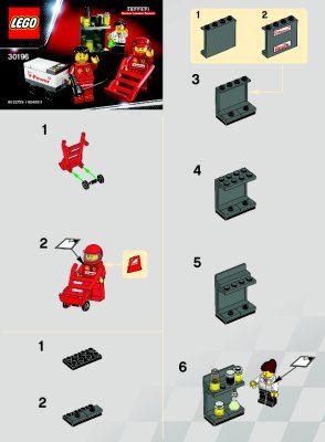 Istruzioni per la Costruzione - LEGO - 30196 - Shell F1 Team: Page 1