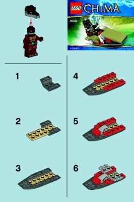 Istruzioni per la Costruzione - LEGO - 30252 - Crug’s Swamp Jet: Page 1