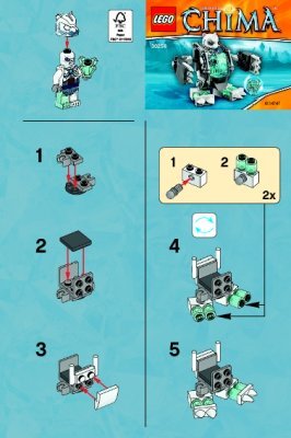 Istruzioni per la Costruzione - LEGO - 30256 - Ice Bear Mech: Page 1