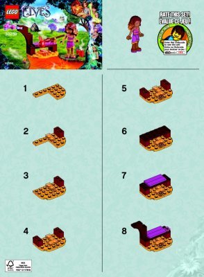 Istruzioni per la Costruzione - LEGO - 30259 - Azari’s Magic Fire: Page 1