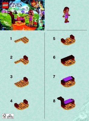 Istruzioni per la Costruzione - LEGO - 30259 - Azari’s Magic Fire: Page 1